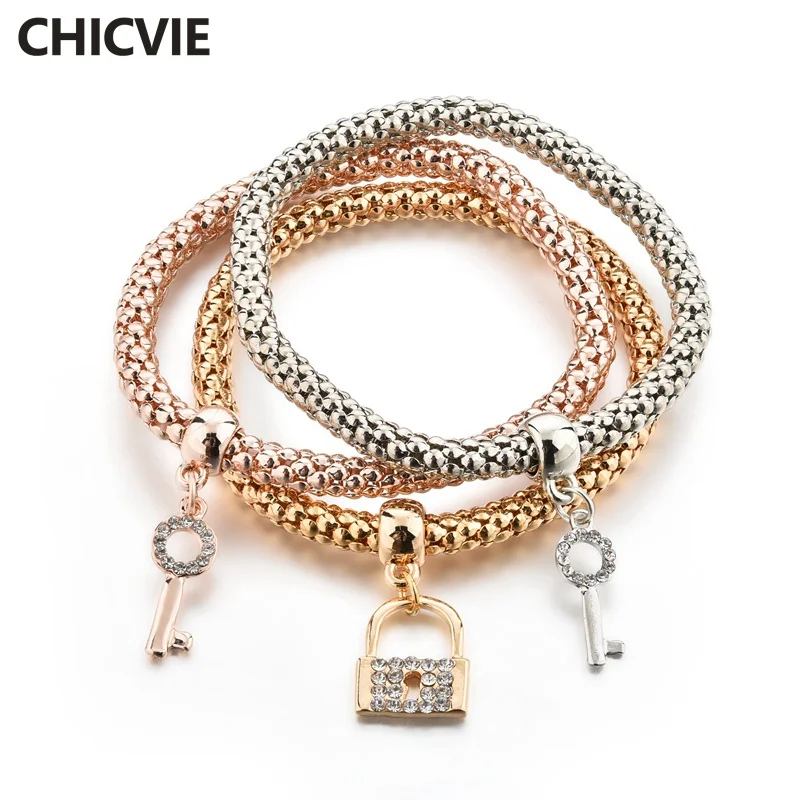CHICVIE Keys and Locks Personalized Custom Charms Bracelets & Bangles For Jewelry Making Bracelet For Women Bracelet SBR170127
CHICVIE Keys and Locks Personalized Custom Charms Bracelets & Bangles For Jewelry Making Bracelet For Women Bracelet SBR170127