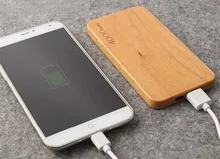 wooden power bank 4000mah Charging treasure suitable for iPhone ipad Android mobile charge phoneportable charger for mobile