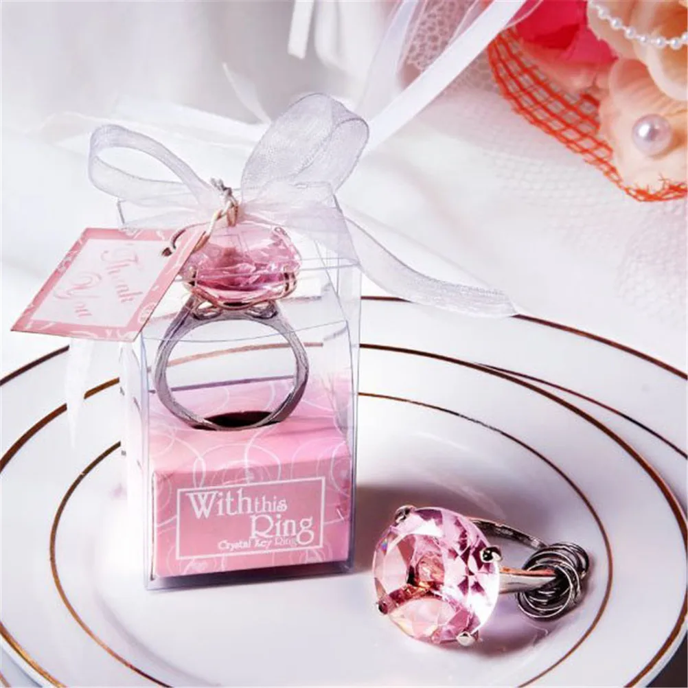 1 pcs Diamond ring shape home party Favors Wedding Gifts For Guests wedding souvenirs keychain Key accessories
1 pcs Diamond ring shape home party Favors Wedding Gifts For Guests wedding souvenirs keychain Key accessories