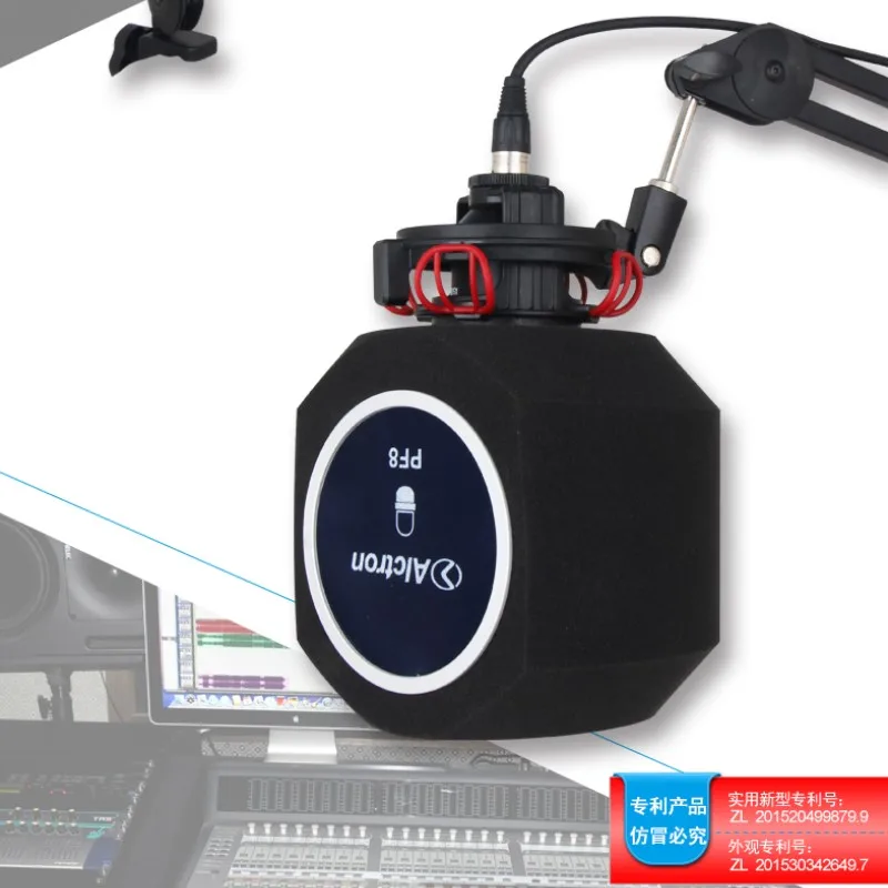 Alctron PF8 Professional Studio Microphone Screen Acoustic Sponge Soundproof Recording Filter Desktop Recording Wind Screen
Alctron PF8 Professional Studio Microphone Screen Acoustic Sponge Soundproof Recording Filter Desktop Recording Wind Screen