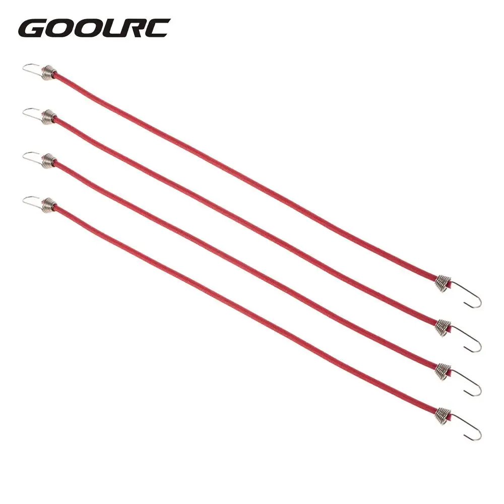4Pcs 20cm Elastic Roof Rack Rope Luggage Cords for 1/10 RC Rock Crawler Truck Axial SCX10 90046 D90 TRX-4 Car
4Pcs 20cm Elastic Roof Rack Rope Luggage Cords for 1/10 RC Rock Crawler Truck Axial SCX10 90046 D90 TRX-4 Car