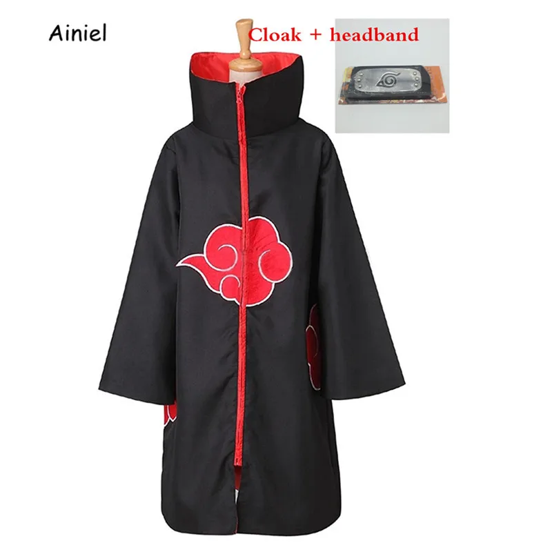Ainiel Naruto Cosplay Costume Naruto Akatsuki Uchiha Itachi Cloak Halloween Carnival Jumsuit With Headband For Women and Men
Ainiel Naruto Cosplay Costume Naruto Akatsuki Uchiha Itachi Cloak Halloween Carnival Jumsuit With Headband For Women and Men