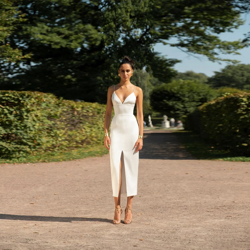 Bandage Dress 2019 Elegant White Summer Dress Spaghetti Strap V Neck Women Celebrity Sleeveless Midi Dress Vestidos Wholesale
Bandage Dress 2019 Elegant White Summer Dress Spaghetti Strap V Neck Women Celebrity Sleeveless Midi Dress Vestidos Wholesale
