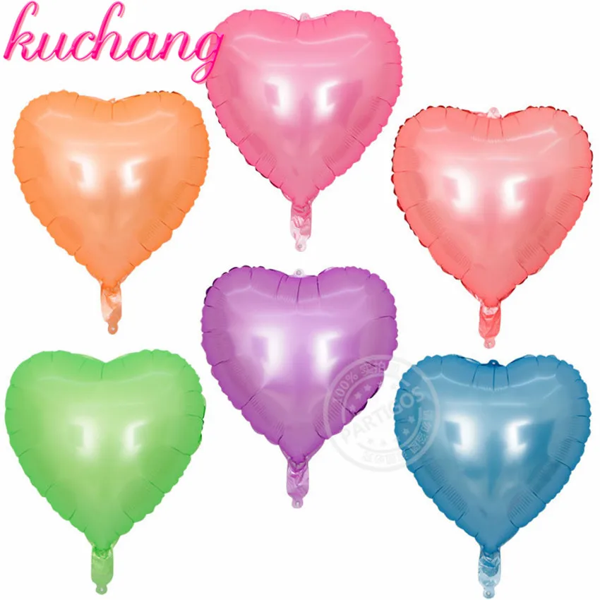 50pcs 18inch Fluorescence Heart Balloons Candy Color Foil balloon Wedding Decoration Baby Shower Birthday Party Supplies kid toy
50pcs 18inch Fluorescence Heart Balloons Candy Color Foil balloon Wedding Decoration Baby Shower Birthday Party Supplies kid toy