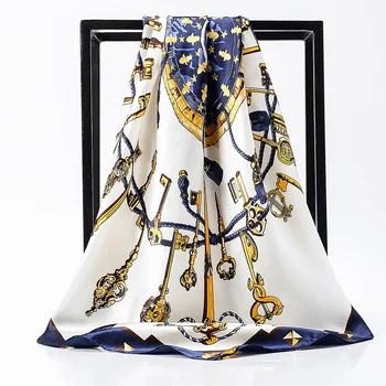 Hot silk scarf European and American brand printed scarves ladies' scarves and 90*90cm scarves
Hot silk scarf European and American brand printed scarves ladies' scarves and 90*90cm scarves