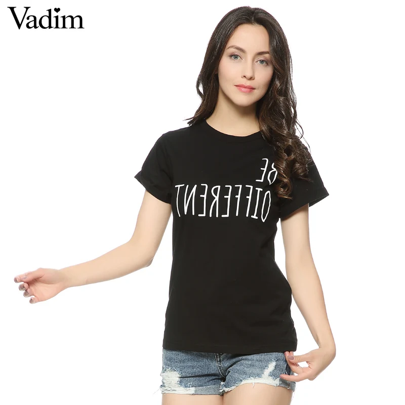 Women cute Letter print T shirt camisas femininas European basic short sleeve O neck Shirts casual tops ZC017
Women cute Letter print T shirt camisas femininas European basic short sleeve O neck Shirts casual tops ZC017