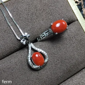 KJJEAXCMY boutique jewels 925 sterling silver inlaid with natural south red agate pendant ring 2 sets flowers flow curve new sty
KJJEAXCMY boutique jewels 925 sterling silver inlaid with natural south red agate pendant ring 2 sets flowers flow curve new sty