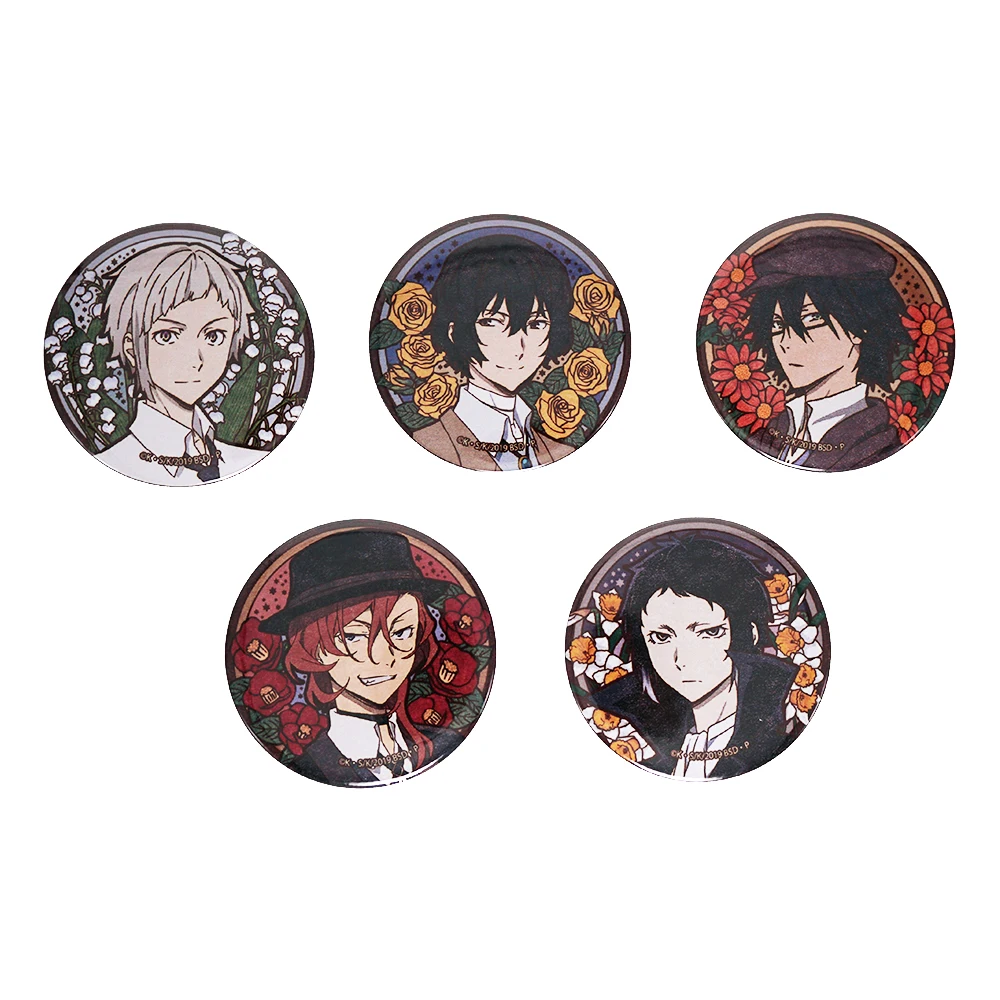 Bungo Stray Dogs Anime Art Nouveau Series Cazary Atsushi Nakajima Dazai Osamu Badge
Bungo Stray Dogs Anime Art Nouveau Series Cazary Atsushi Nakajima Dazai Osamu Badge