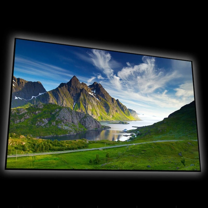 F2VWAW 4:3VideoFormat Home theater Thin Bezel Fixed Frame Projection Screen with 4K woven acoustic transparent white
F2VWAW 4:3VideoFormat Home theater Thin Bezel Fixed Frame Projection Screen with 4K woven acoustic transparent white