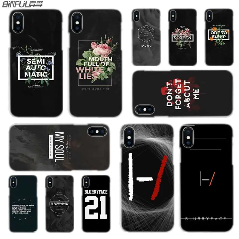 BINFUL iphone case cover transparent for iPhone X XR XS Max 8 7 6s 6 Plus 5 5s XI R 2019 4s Twenty One Pilots Lyrics
BINFUL iphone case cover transparent for iPhone X XR XS Max 8 7 6s 6 Plus 5 5s XI R 2019 4s Twenty One Pilots Lyrics
