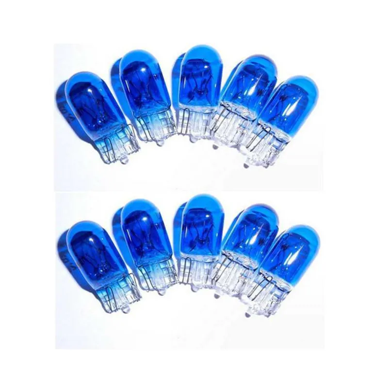 10pcs Car fog lamp assembly T10 W5W Blue Color Cool Car Lights 5W 8000K XENON Insert Halogen Light Bulb for Car fog Lamps
10pcs Car fog lamp assembly T10 W5W Blue Color Cool Car Lights 5W 8000K XENON Insert Halogen Light Bulb for Car fog Lamps