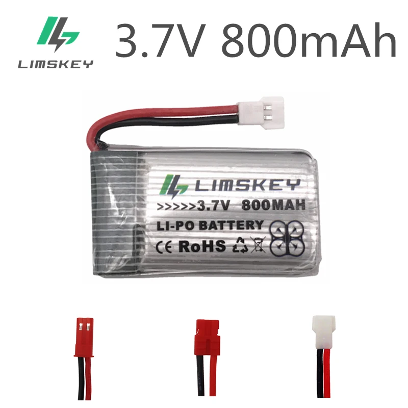 3.7V 800mah Lipo Battery For Syma X5C X5SC X5HC X5HW X400 X800 1315 HJ819 RC Quadcopter Spare Parts 3.7V 800mAh Battery Drone
3.7V 800mah Lipo Battery For Syma X5C X5SC X5HC X5HW X400 X800 1315 HJ819 RC Quadcopter Spare Parts 3.7V 800mAh Battery Drone
