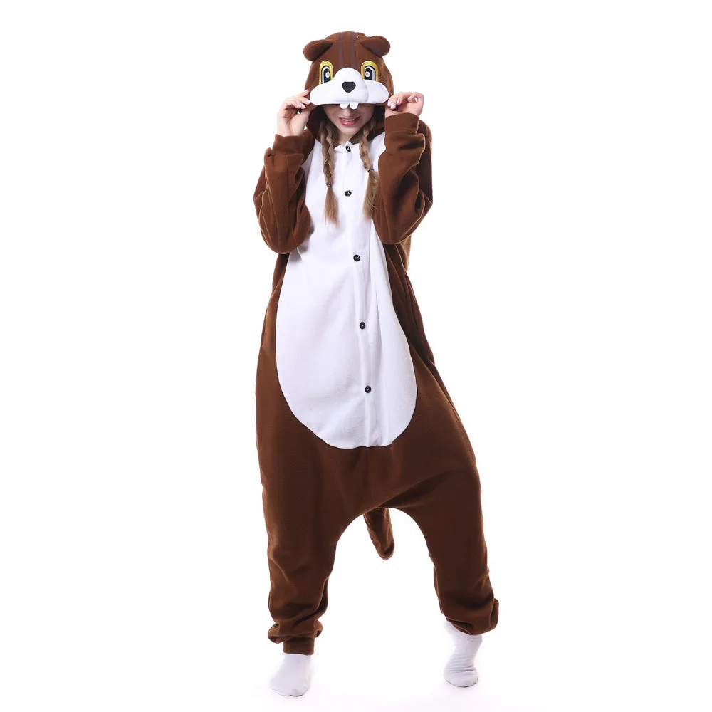Kigurumi Adult Animal Squirrel Onesie Sleepwear Anime Onesies Cosplay Costume Pajamas Halloween Party Jumpsuits Costumes
Kigurumi Adult Animal Squirrel Onesie Sleepwear Anime Onesies Cosplay Costume Pajamas Halloween Party Jumpsuits Costumes