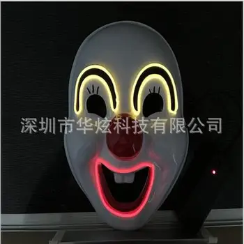 2017 New Year Flash El Wire Led Glowing Beauty Christmas Party Mask Hot Sale clown mask for party cosplay adults&kids in stock
2017 New Year Flash El Wire Led Glowing Beauty Christmas Party Mask Hot Sale clown mask for party cosplay adults&kids in stock