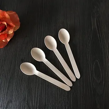 Eco-Friendly 6.25" Disposable Wooden Spoons 100 ct, Biodegradable Compostable Birchwood Utensil (100pcs/bag)
Eco-Friendly 6.25" Disposable Wooden Spoons 100 ct, Biodegradable Compostable Birchwood Utensil (100pcs/bag)