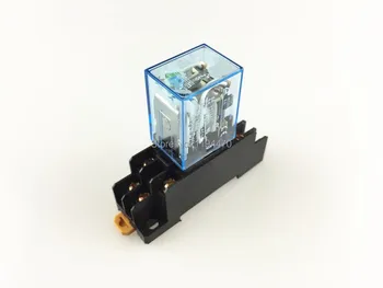 10 sets/Lot Power Relay MY2NJ 12V DC Coil Miniature Relay DPDT 2NO 2NC 8 Pins 5A 240VAC MY2N-J HH52P With PYF08A Socket Base
10 sets/Lot Power Relay MY2NJ 12V DC Coil Miniature Relay DPDT 2NO 2NC 8 Pins 5A 240VAC MY2N-J HH52P With PYF08A Socket Base