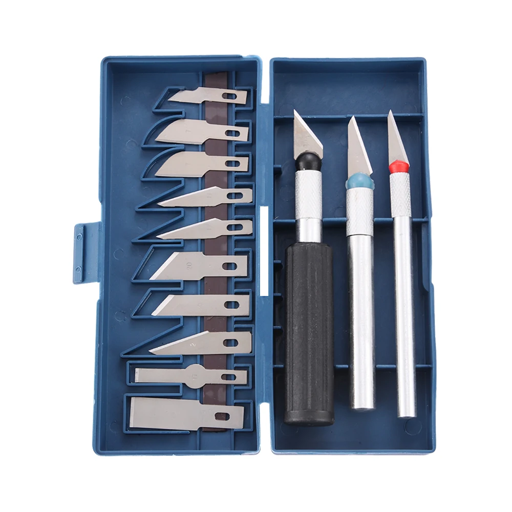 5/9/13 Blade Polymer Clay Multifunction Engraving Cutter Pen Carving Knife Ceramics Tools Kit With Box Model Tool Making
5/9/13 Blade Polymer Clay Multifunction Engraving Cutter Pen Carving Knife Ceramics Tools Kit With Box Model Tool Making