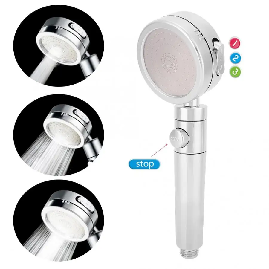 Electroplating ABS Shower Head with Three Spraying Speed Bathroom Shower Equipment G1/2" shower head high pressure douchekop
Electroplating ABS Shower Head with Three Spraying Speed Bathroom Shower Equipment G1/2" shower head high pressure douchekop