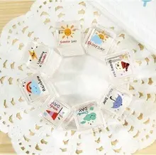 1set Cute Weather Stamps Gift Set DIY Funny Work Stamp Kids' Gift Stationery (ss-298)
1set Cute Weather Stamps Gift Set DIY Funny Work Stamp Kids' Gift Stationery (ss-298)