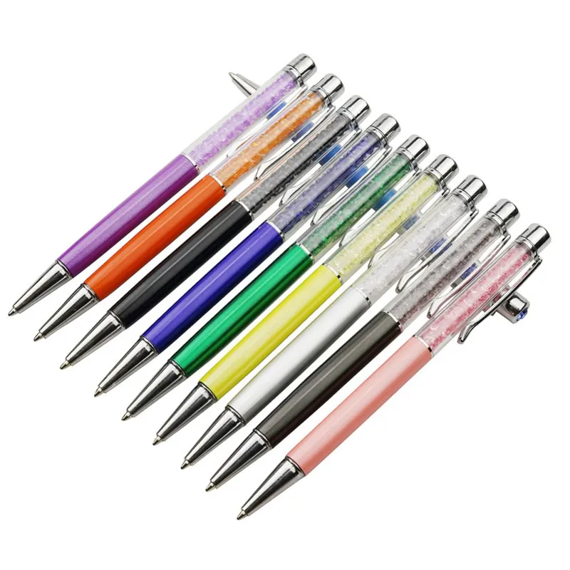Wholesale 100 pcs Ballpoint Pen Crystal Diamond Decorative Pen 0.7mm Pen Tip All Metal Material Student Writing Office Gift Pen
Wholesale 100 pcs Ballpoint Pen Crystal Diamond Decorative Pen 0.7mm Pen Tip All Metal Material Student Writing Office Gift Pen
