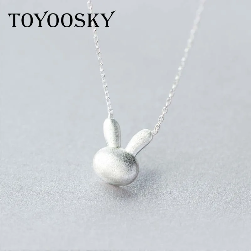 TOYOOSKY New Design 925 Sterling Silver Chain Necklace Small Rabbit Pendant Necklace S925 Jewelry
TOYOOSKY New Design 925 Sterling Silver Chain Necklace Small Rabbit Pendant Necklace S925 Jewelry