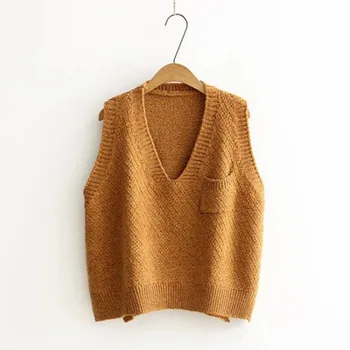 Jumper Sale Regular Standard Polyester Poncho 2019 New National Style Women V-neck Sleeveless Pullover Single Pocket Sweater
Jumper Sale Regular Standard Polyester Poncho 2019 New National Style Women V-neck Sleeveless Pullover Single Pocket Sweater