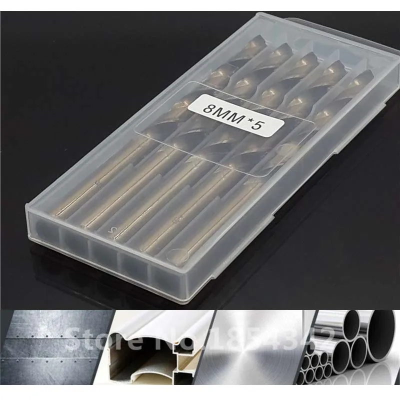 5pcs Set 8MM Cobalt High Speed Steel Twist Drill Hole M35 Stainless Steel Tool Set The Whole Ground Metal Reamer Tools
5pcs Set 8MM Cobalt High Speed Steel Twist Drill Hole M35 Stainless Steel Tool Set The Whole Ground Metal Reamer Tools
