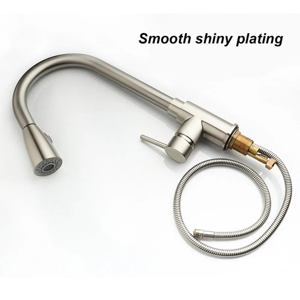 Brushed Kitchen Sink Full Copper Faucet Copper Pull-out Kitchen Dish Hot And Cold Water
Brushed Kitchen Sink Full Copper Faucet Copper Pull-out Kitchen Dish Hot And Cold Water