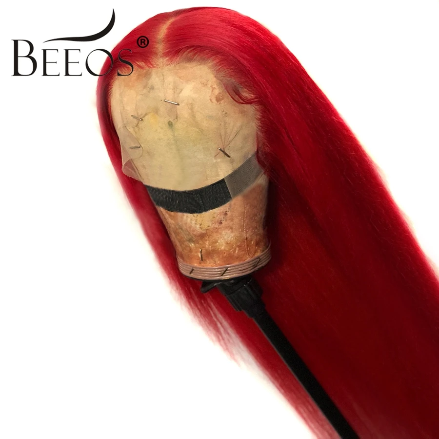 Beeos Red 13*6 Lace Front Human Hair Wigs for Women Straight Lace Front Wig Deep Part Peruvian Remy Human Hair Wigs Pre Plucked
Beeos Red 13*6 Lace Front Human Hair Wigs for Women Straight Lace Front Wig Deep Part Peruvian Remy Human Hair Wigs Pre Plucked