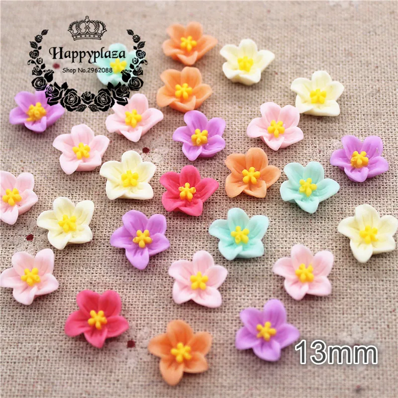 50pcs 13mm Mix Colors Resin Flower Daffodil Flatback Cabochon DIY Jewelry Phone Decoration
50pcs 13mm Mix Colors Resin Flower Daffodil Flatback Cabochon DIY Jewelry Phone Decoration