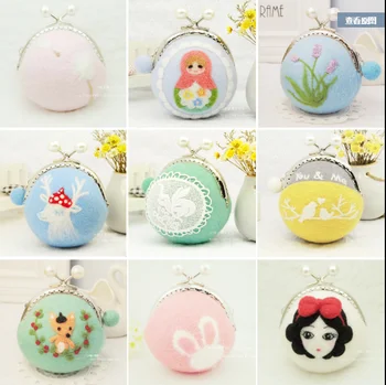 Small rabbit mouth gold bag Wet felt Purse tools Bag Clasp Lock Clip Bags wool needlepoint kit craft needlecraft DIY handmade
Small rabbit mouth gold bag Wet felt Purse tools Bag Clasp Lock Clip Bags wool needlepoint kit craft needlecraft DIY handmade