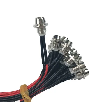 20pcs 3V Pre wired 3mm 5mm LED Light Lamp Bulb 18cm Prewired with Chrome Bezel Holder White Orange Red Blue Green Yellow
20pcs 3V Pre wired 3mm 5mm LED Light Lamp Bulb 18cm Prewired with Chrome Bezel Holder White Orange Red Blue Green Yellow