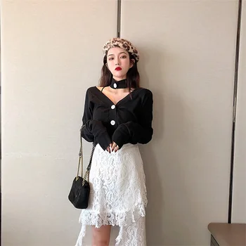 Womens Sweaters 2018 Winter Women Sweaters and Pullovers ,Turtleneck Korean Sweater ,Office Lady V-Neck Full Button black
Womens Sweaters 2018 Winter Women Sweaters and Pullovers ,Turtleneck Korean Sweater ,Office Lady V-Neck Full Button black