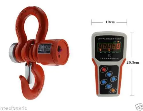 Top 30T Digital Electronic Hanging Crane Scale With Wireless Handheld Meter H#
Top 30T Digital Electronic Hanging Crane Scale With Wireless Handheld Meter H#