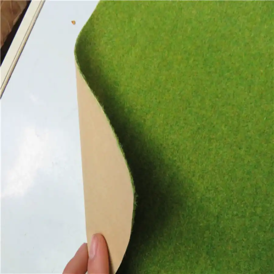 25 25cm Landscape Yellow Green Grass Mat For Model Train Building