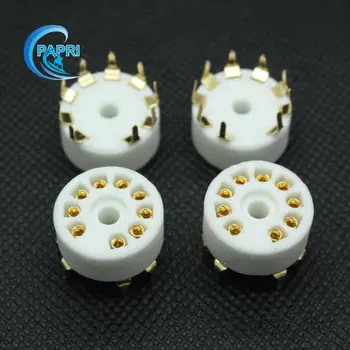 PAPRI 4PCS B9A Newest 9pin Gilded Base Feet Tube Sockets DIY Ceramic PCB Mount For EL84 6922 6DJ8 6CG7 12AY7 12AZ7 12BH7
PAPRI 4PCS B9A Newest 9pin Gilded Base Feet Tube Sockets DIY Ceramic PCB Mount For EL84 6922 6DJ8 6CG7 12AY7 12AZ7 12BH7