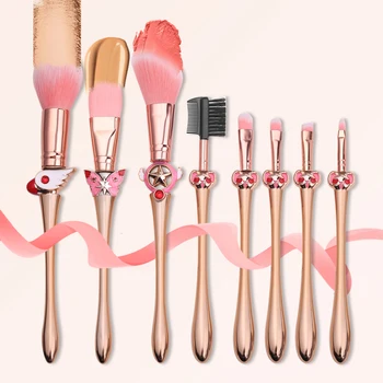 Magic Card Captor Cardcaptor Makeup Brushes Set Small waist Kinomoto Powder Foundation Blush Blending Eye shadow Lip Cosmetic
Magic Card Captor Cardcaptor Makeup Brushes Set Small waist Kinomoto Powder Foundation Blush Blending Eye shadow Lip Cosmetic