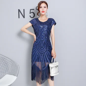 2018 Rushed Real Summer Dress Vestidos Mujer Large Size Women Dress Sequins Beaded Round Neck Fashion Fringe Bag Hip Female
2018 Rushed Real Summer Dress Vestidos Mujer Large Size Women Dress Sequins Beaded Round Neck Fashion Fringe Bag Hip Female