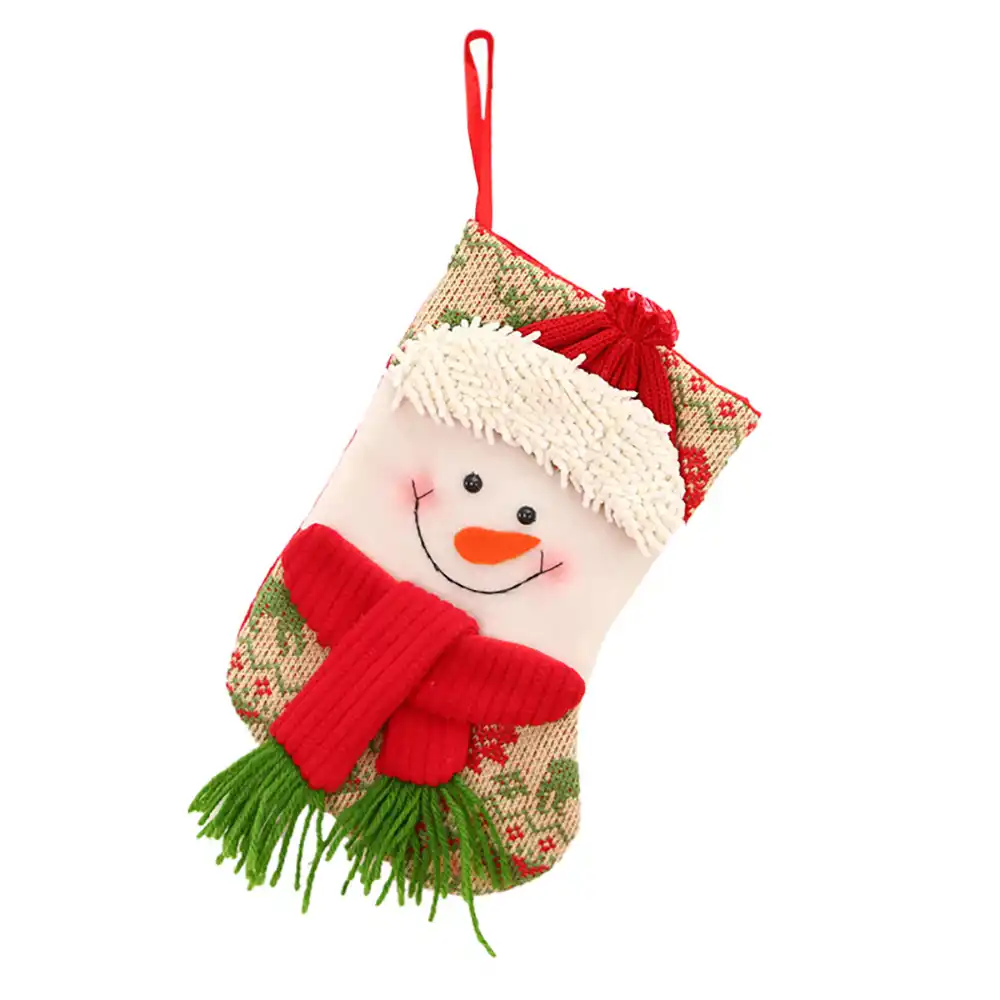 christmas stocking mini sock santa claus candy gift bag xmas