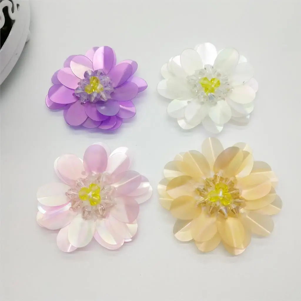 2pcs/lot 40mm Sequin Flowers Handmade Sewing Flat Back Patches Shoes Bags Garment Accessories Daisy Sunflower Matte Dull
2pcs/lot 40mm Sequin Flowers Handmade Sewing Flat Back Patches Shoes Bags Garment Accessories Daisy Sunflower Matte Dull