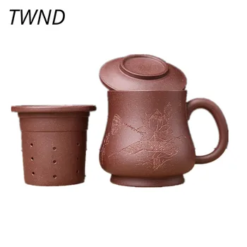 385CC Purple clay tea cups with filter chinese kung fu mug creative home office zisha drinkware with gift box 21
385CC Purple clay tea cups with filter chinese kung fu mug creative home office zisha drinkware with gift box 21