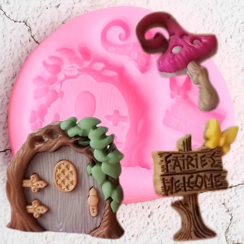 Fairy Garden Door Silicone Mold Baby Birthday Cupcake Topper Fondant Cake Decorating Polymer Clay Candy Chocolate Gumpaste Mould
Fairy Garden Door Silicone Mold Baby Birthday Cupcake Topper Fondant Cake Decorating Polymer Clay Candy Chocolate Gumpaste Mould