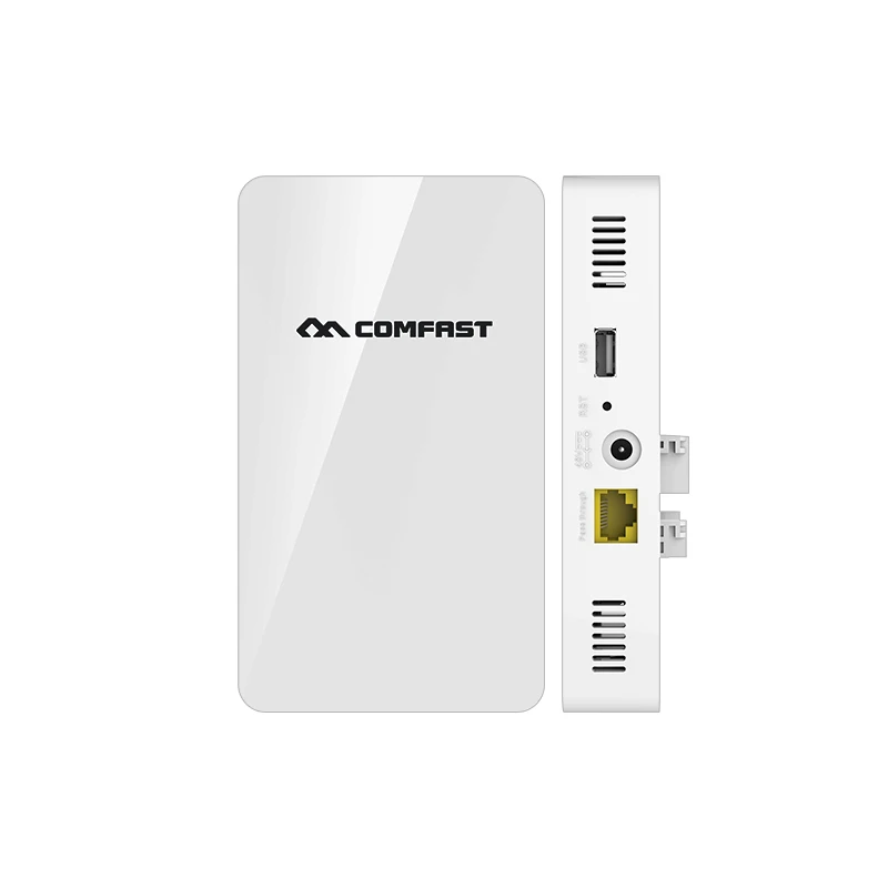 COMFAST 1200Mbps Gigabit Wireless in Wall AP 2.4G 5.8G Dual Band Wireless WIFI Wave2 Access Point USB Charger 5*RJ45 Port router
COMFAST 1200Mbps Gigabit Wireless in Wall AP 2.4G 5.8G Dual Band Wireless WIFI Wave2 Access Point USB Charger 5*RJ45 Port router