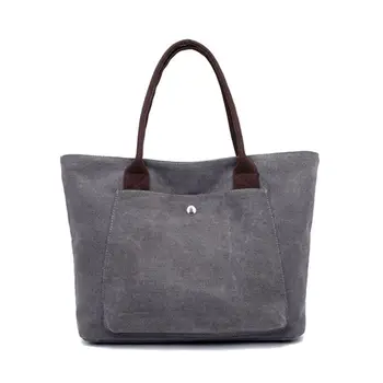 TFTP-Women's Bags Shoulder Bag Solid Canvas Bag Totes Female Canvas Handbags Ladies Designers Fashion Hand Bag Casual(gray)
TFTP-Women's Bags Shoulder Bag Solid Canvas Bag Totes Female Canvas Handbags Ladies Designers Fashion Hand Bag Casual(gray)