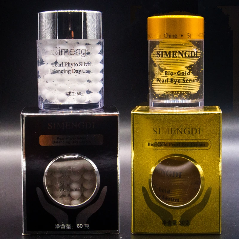 Famous Brand Skin Care SIMENGDI pearl Phyto Silver Balancing Day Cream +Bio gold pearl eye cream travel Products
Famous Brand Skin Care SIMENGDI pearl Phyto Silver Balancing Day Cream +Bio gold pearl eye cream travel Products