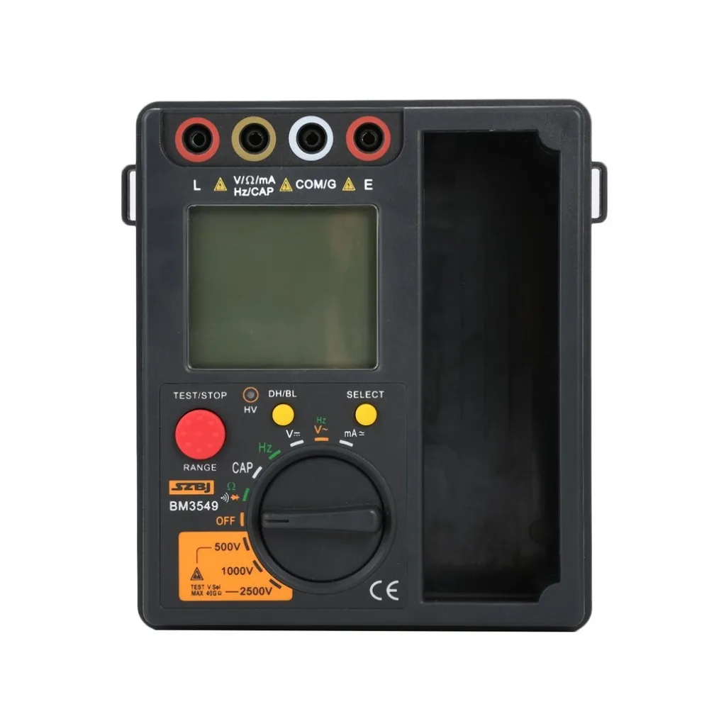 Digital Resistance Meter 2 In 1 Insulation Resistance Test LCD Backlight Multimeter Megohmmeter Megger Voltmeter Ohm Tester
Digital Resistance Meter 2 In 1 Insulation Resistance Test LCD Backlight Multimeter Megohmmeter Megger Voltmeter Ohm Tester