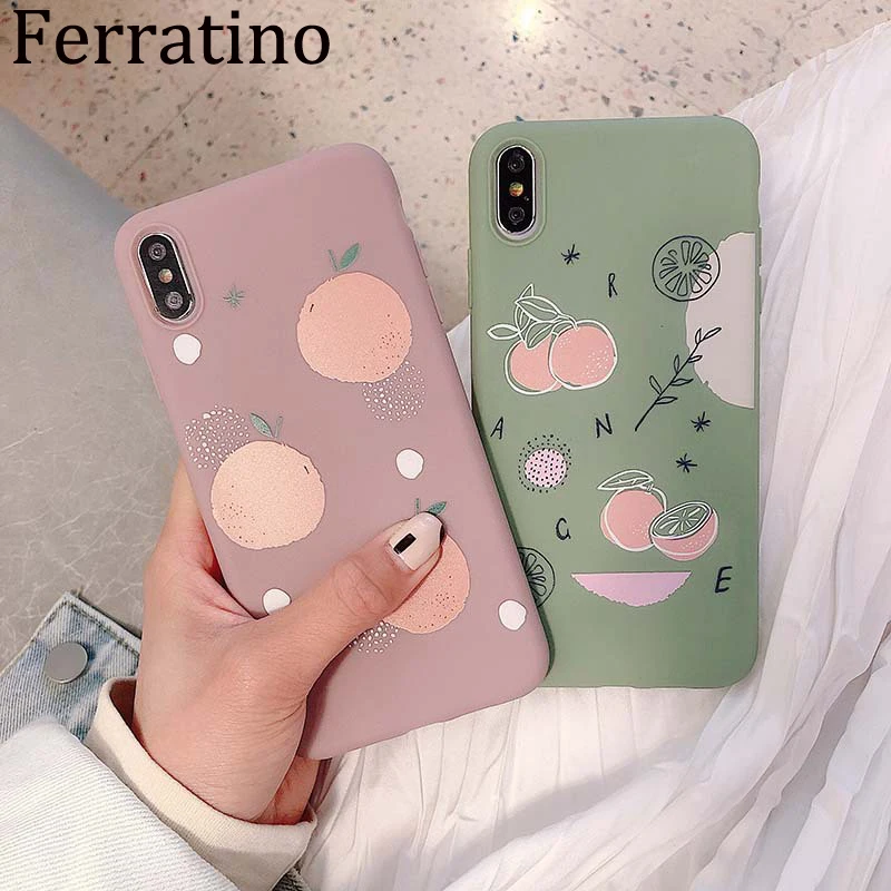 Luxury Fresh Peach Orange Pattern Case For iPhone 6 6S 7 8 Plus Phone Cover For iPhone XR X XS XS MAX Silicone Case Coque Fundas
Luxury Fresh Peach Orange Pattern Case For iPhone 6 6S 7 8 Plus Phone Cover For iPhone XR X XS XS MAX Silicone Case Coque Fundas