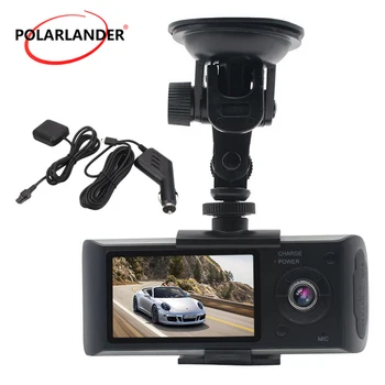Cam Video Recorder Dual Lens With GPS 2.7 Inch TFT LCD Dual Camera 3D G-Sensor Vehicle Car DVR X3000 R300 140 Degree Wide Angle
Cam Video Recorder Dual Lens With GPS 2.7 Inch TFT LCD Dual Camera 3D G-Sensor Vehicle Car DVR X3000 R300 140 Degree Wide Angle
