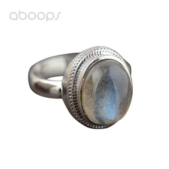 Vintage Plain 925 Sterling Silver Oval Solitaire Moonstone Ring with Braided Rope Lines for Women Girls Size 6 7 8 Free Shipping
Vintage Plain 925 Sterling Silver Oval Solitaire Moonstone Ring with Braided Rope Lines for Women Girls Size 6 7 8 Free Shipping