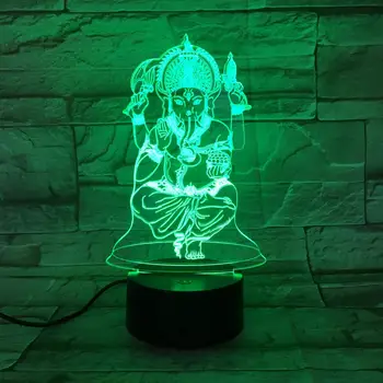 USB 3d Led Night Light Ganesa Figure Visual Buddhism Gaapati Decorative Lights Mom Mother Gift Elephant Desk Lamp Bedroom Neon
USB 3d Led Night Light Ganesa Figure Visual Buddhism Gaapati Decorative Lights Mom Mother Gift Elephant Desk Lamp Bedroom Neon